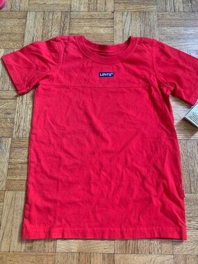 Levi's Red Kids Short Sleeve Crew Tee